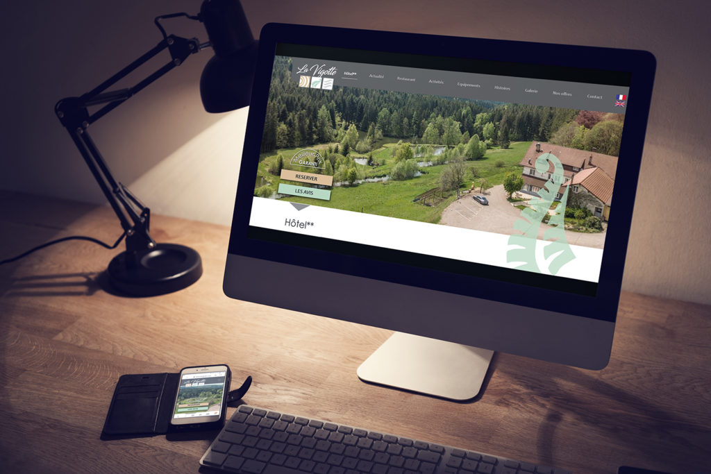 site internet La Vigotte